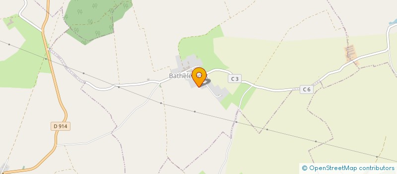 localisation de l'entreprise MENUISERIE PICARD  BATHELEMONT