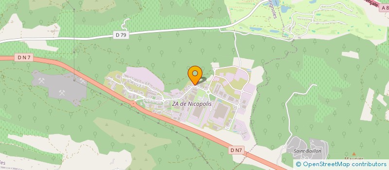 localisation de l'entreprise MENUISERIE PIERLOT à BRIGNOLES