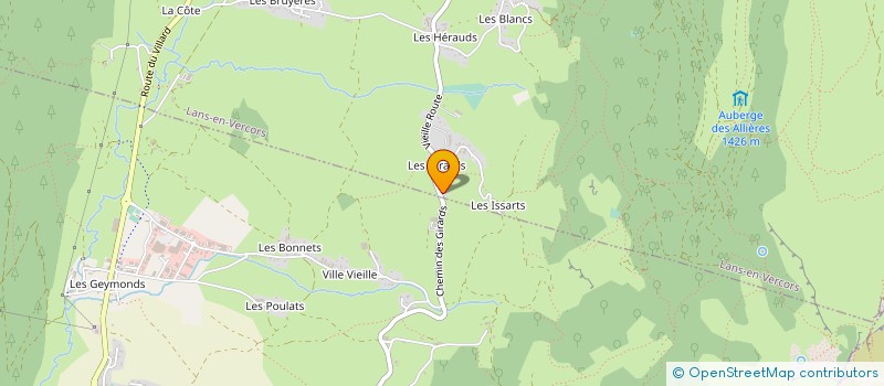 localisation de l'entreprise MENUISERIE PIERRE DUMOULIN à LANS-EN-VERCORS