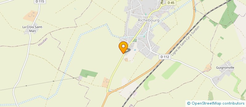 localisation de l'entreprise MENUISERIE PINSARD  RICHEBOURG