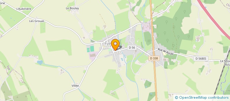 localisation de l'entreprise MENUISERIE PLACO MACONNERIE  FYE