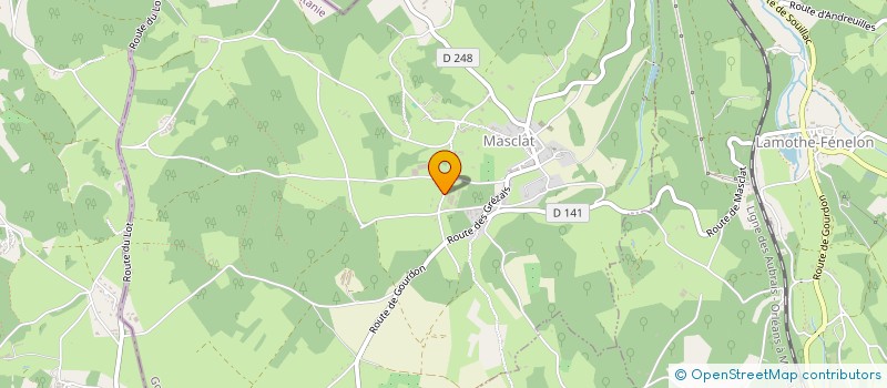 localisation de l'entreprise MENUISERIE PLAQUES DE PLATRE AGENCEMENT  MASCLAT