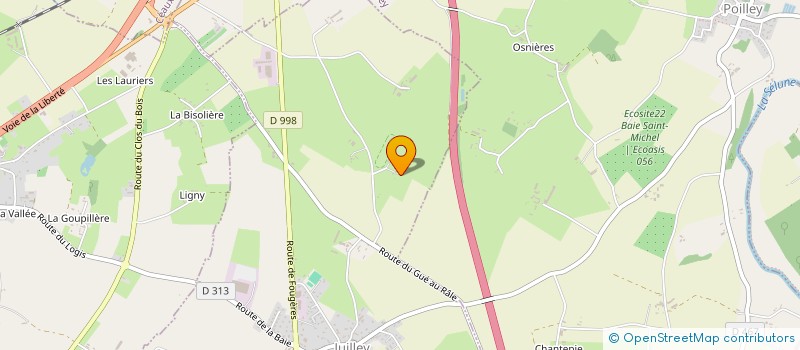 localisation de l'entreprise MENUISERIE PLAQUISTE ELECTRICIEN  JUILLEY