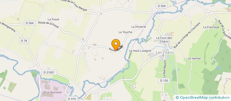 localisation de l'entreprise MENUISERIE PLATRERIE CUISINE CREATION à SAINT-QUENTIN-SUR-LE-HOMME