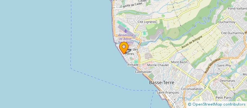 localisation de l'entreprise MENUISERIE PLUS à BASSE-TERRE