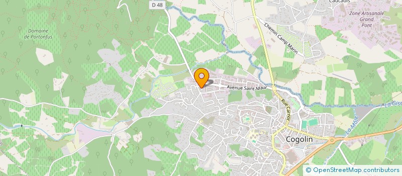 localisation de l'entreprise MENUISERIE PLUS CONCEPT à COGOLIN