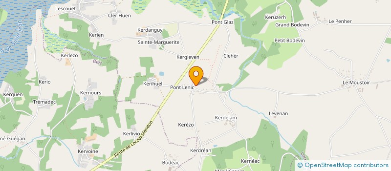 localisation de l'entreprise MENUISERIE PONTUS  LOCOAL-MENDON