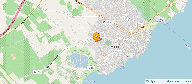 localisation de l'entreprise MENUISERIE POSE AGENCEMENT à MEZE