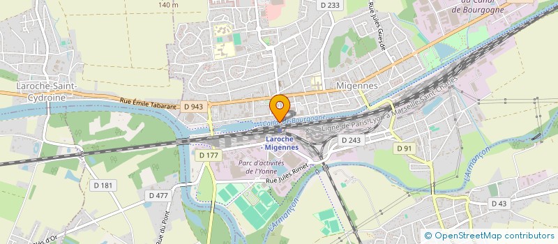 localisation de l'entreprise MENUISERIE PROCONCEPT  MIGENNES