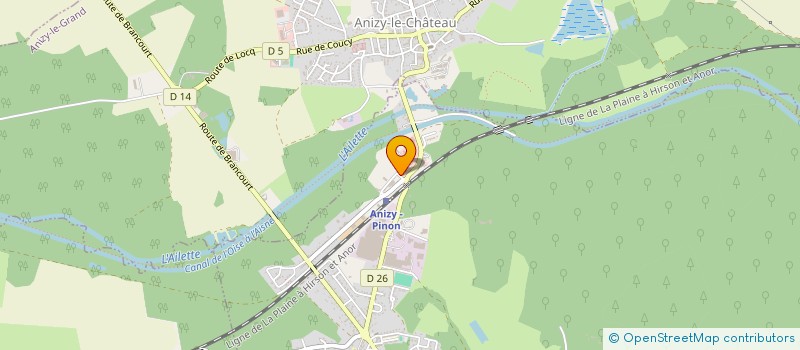 localisation de l'entreprise MENUISERIE PRODUCTION VENANT CAROUJEL  PINON