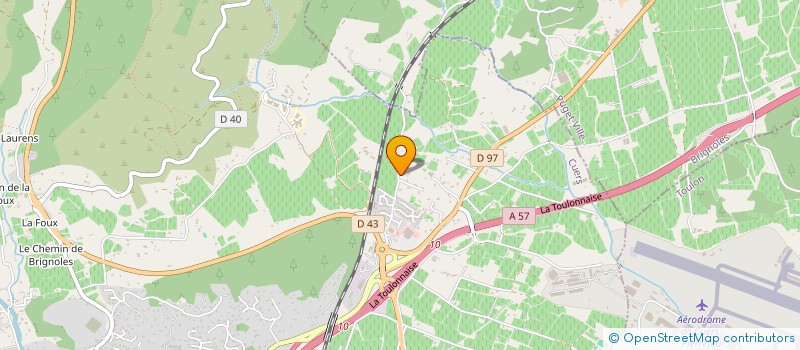 localisation de l'entreprise MENUISERIE PROVENCE M B P  PUGET-VILLE