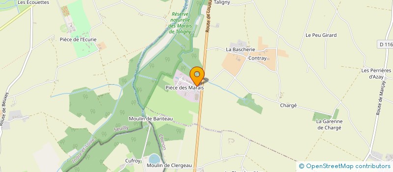 localisation de l'entreprise MENUISERIE QUINTEAU  LA ROCHE-CLERMAULT