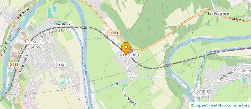 localisation de l'entreprise MENUISERIE RAIMONDI  LA PRETIERE