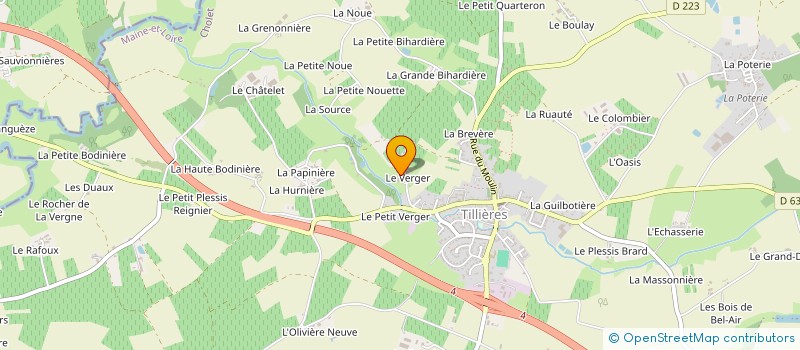 localisation de l'entreprise MENUISERIE RAUTUREAU à SEVREMOINE