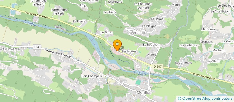 localisation de l'entreprise MENUISERIE RICCO  VERCHAIX