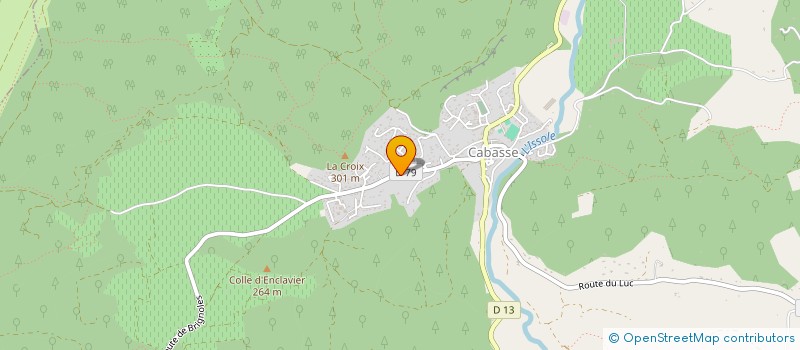 localisation de l'entreprise MENUISERIE ROUGERIE  CABASSE