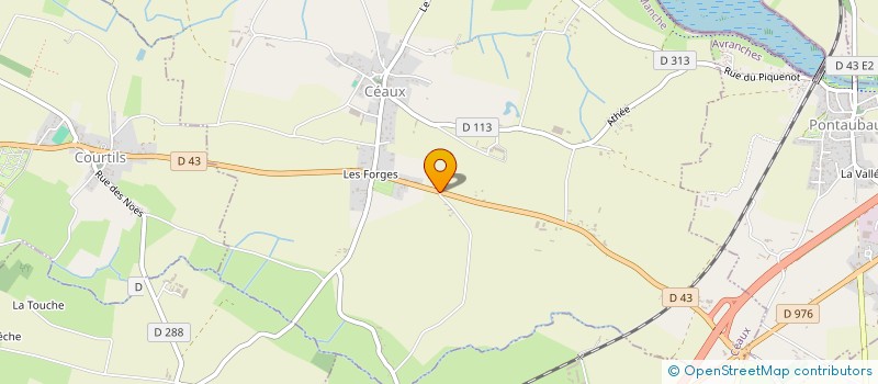 localisation de l'entreprise MENUISERIE SAINT BENOIT  JUILLEY