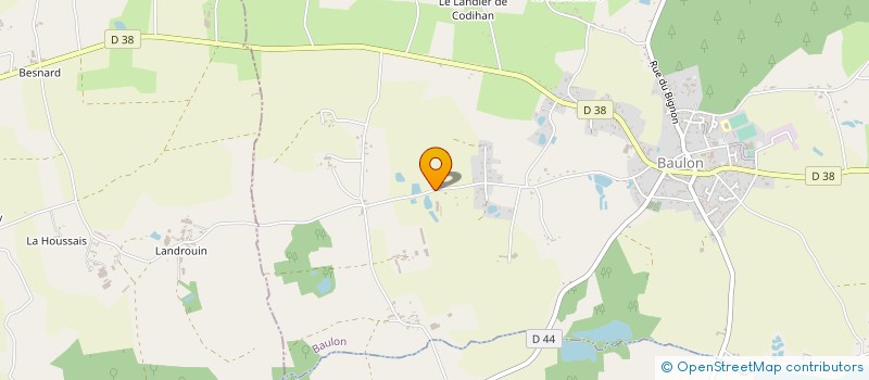 localisation de l'entreprise MENUISERIE SALMON  BAULON