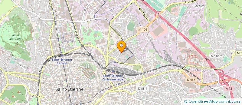 localisation de l'entreprise MENUISERIE SALQUES A à SAINT-ETIENNE