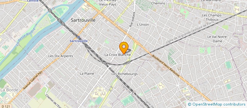 localisation de l'entreprise MENUISERIE SALVAIN VOISIN à CORMEILLES-EN-PARISIS