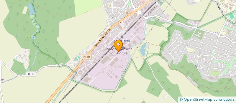 localisation de l'entreprise MENUISERIE SANCHES à COIGNIERES