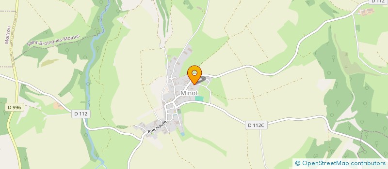 localisation de l'entreprise MENUISERIE SEBASTIEN PETIT  MINOT