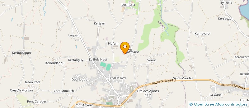 localisation de l'entreprise MENUISERIE SEITE - LE BRUN à CLEDER