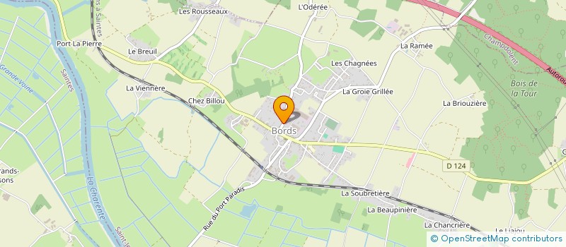 localisation de l'entreprise MENUISERIE SERVANT LAURENT  BORDS