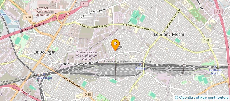 localisation de l'entreprise MENUISERIE SERVICE à DRANCY