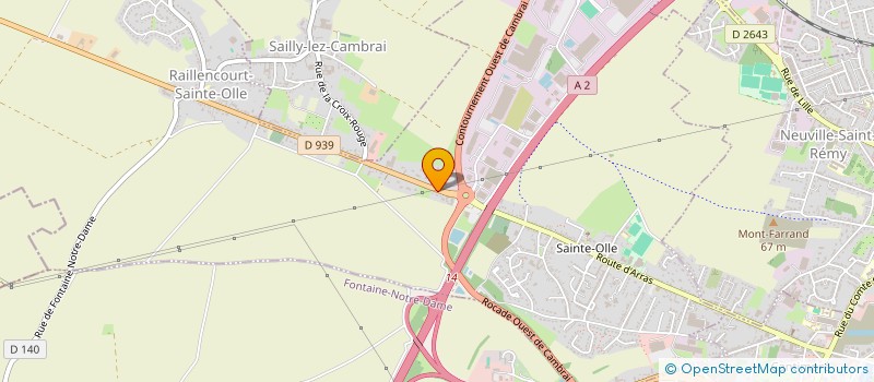 localisation de l'entreprise MENUISERIE SIBAM à RAILLENCOURT-SAINTE-OLLE