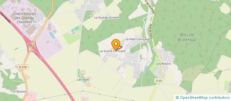 localisation de l'entreprise MENUISERIE SLB à ST-AUBIN-SUR-GAILLON