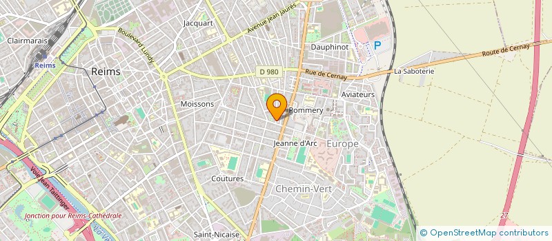 localisation de l'entreprise MENUISERIE SOL'AIR  REIMS