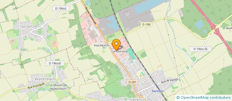 localisation de l'entreprise MENUISERIE SPITTLER à SIERENTZ