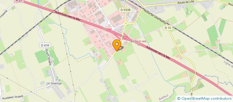 localisation de l'entreprise MENUISERIE TEITE à BAILLEUL