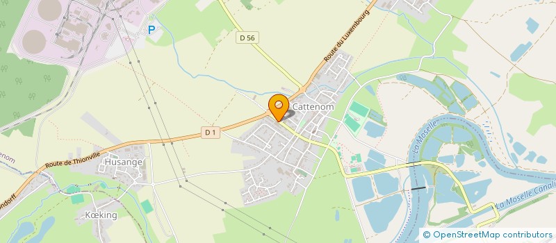 localisation de l'entreprise MENUISERIE TEITGEN à CATTENOM