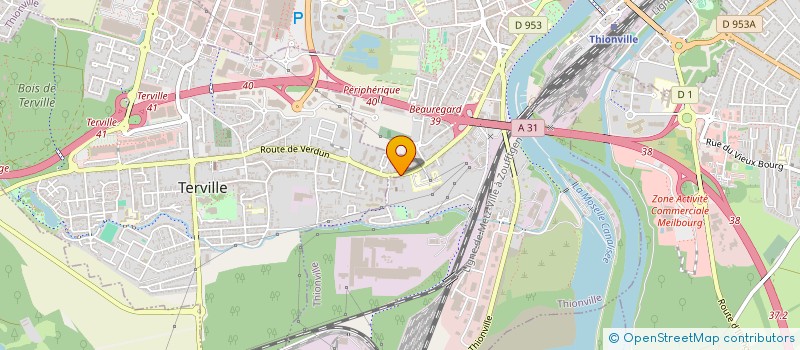 localisation de l'entreprise MENUISERIE THIONVILLE à THIONVILLE