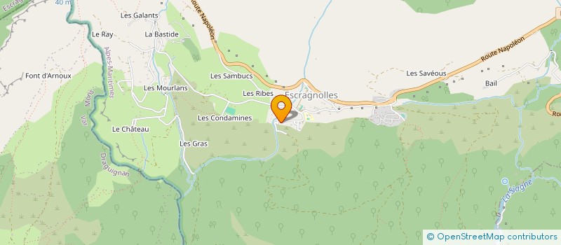 localisation de l'entreprise MENUISERIE TOULAIGO à ESCRAGNOLLES