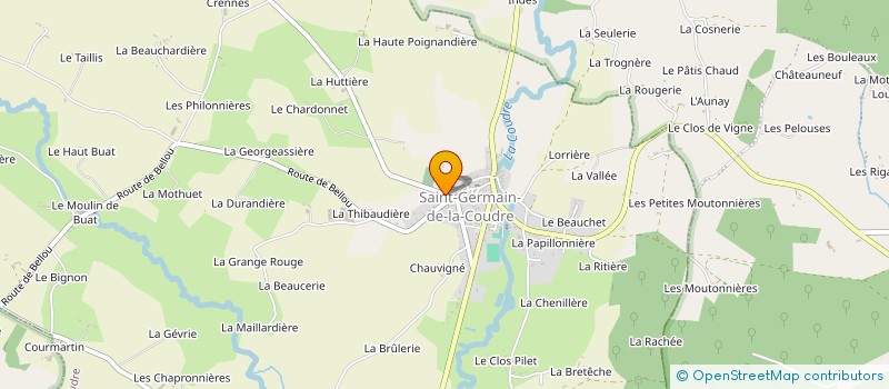 localisation de l'entreprise MENUISERIE TRADITIONNELLE DU PERCHE à BELLEME