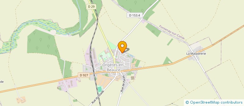 localisation de l'entreprise MENUISERIE TRAVAUX SERVICES à ORGERES-EN-BEAUCE