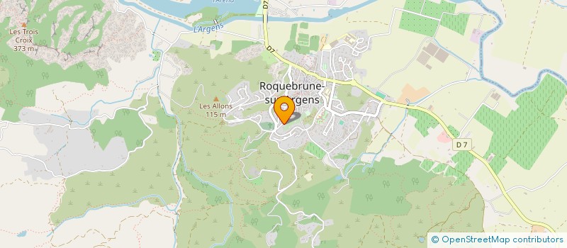 localisation de l'entreprise MENUISERIE TROPICALE à ROQUEBRUNE-SUR-ARGENS