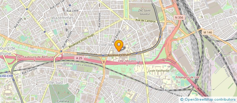 localisation de l'entreprise MENUISERIE TYTGAT à LILLE