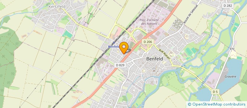 localisation de l'entreprise MENUISERIE UTTER ET COMPAGNIE  BENFELD