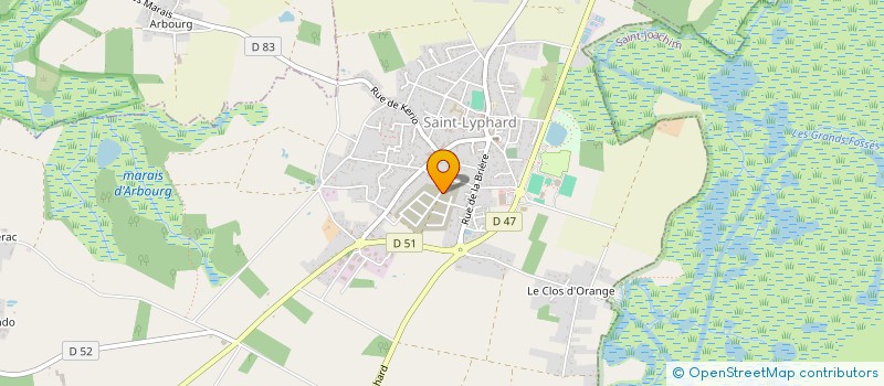 localisation de l'entreprise MENUISERIE VALLEE à SAINT-LYPHARD