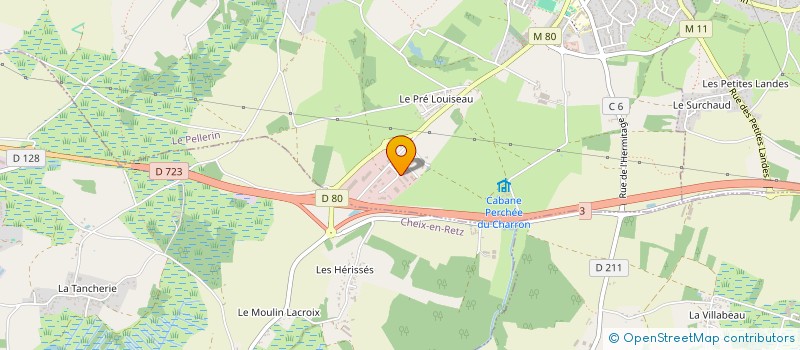 localisation de l'entreprise MENUISERIE VANDER SCHUEREN à PELLERIN (LE)
