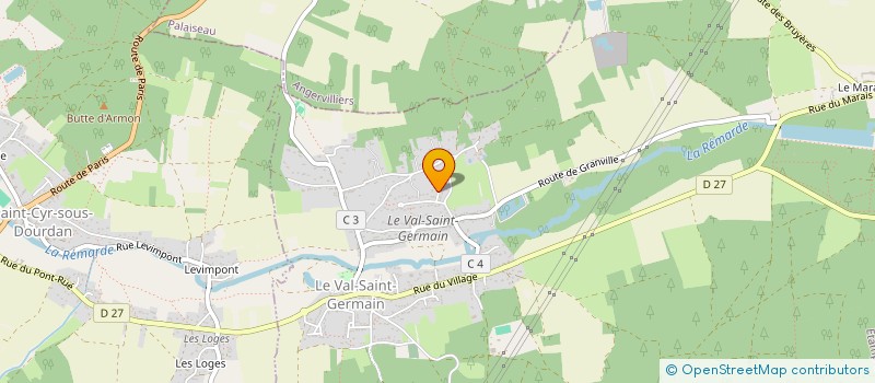 localisation de l'entreprise MENUISERIE VATRINET  LE VAL-SAINT-GERMAIN