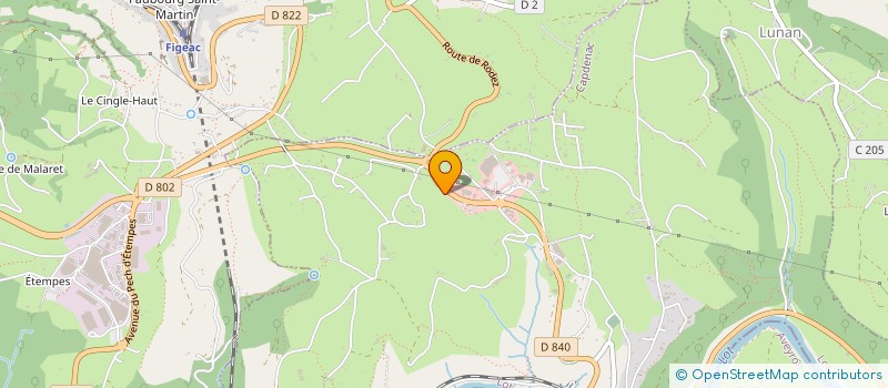 localisation de l'entreprise MENUISERIE VIEILLESCAZES à CAPDENAC