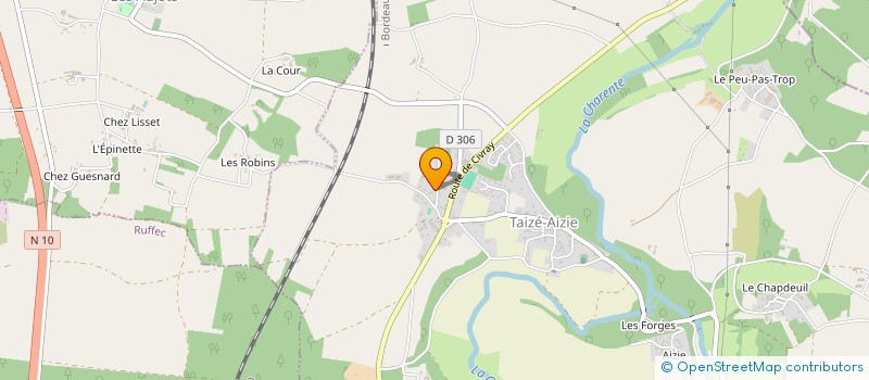 localisation de l'entreprise MENUISERIE VIGNAUD BRUNO à TAIZE-AIZIE