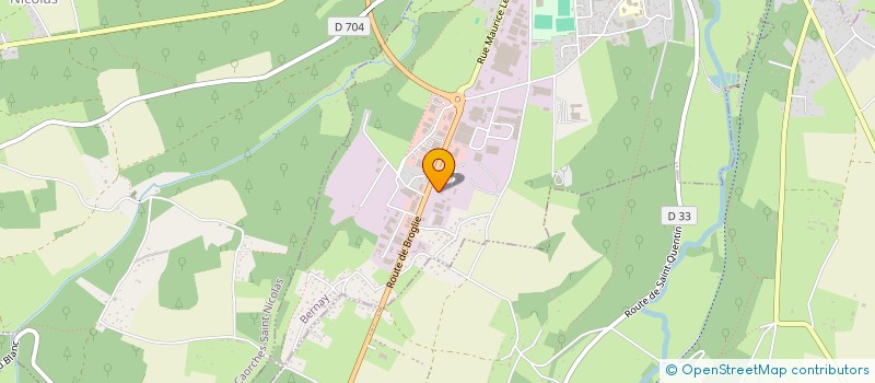 localisation de l'entreprise MENUISERIE VITOUX à BERNAY