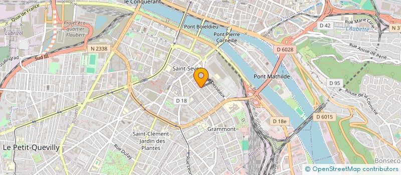 localisation de l'entreprise MENUISERIE WILLY LETOMBE à ROUEN