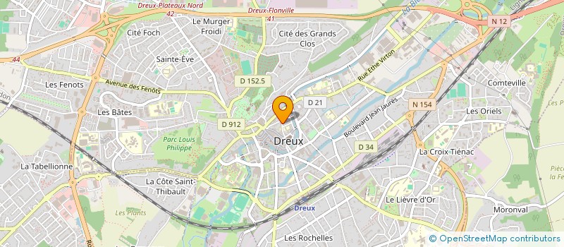 localisation de l'entreprise MENUISERIE28 EURL  DREUX